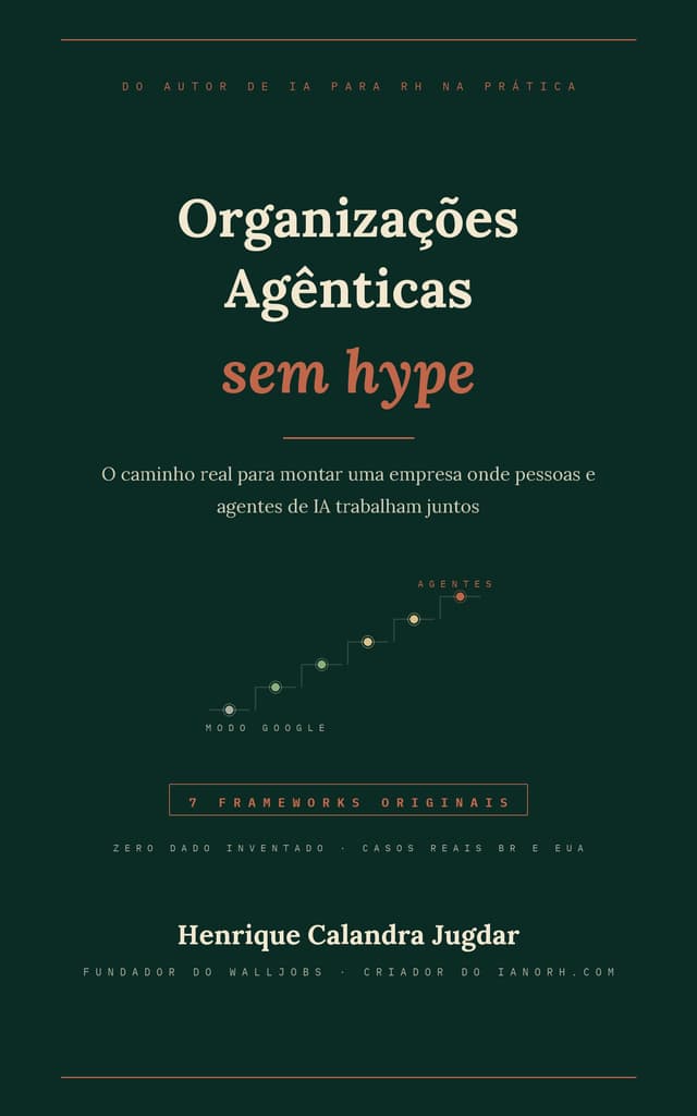 Capa do livro Organizações Agênticas Sem Hype, de Henrique Calandra