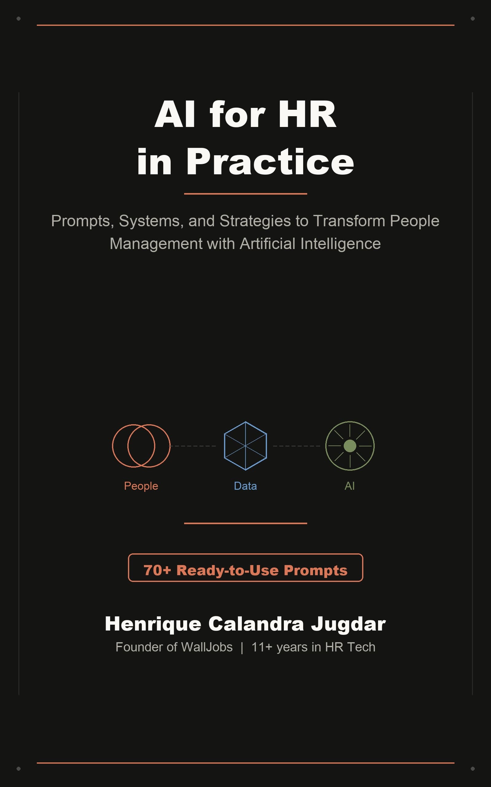 AI for HR in Practice book cover, by Henrique Calandra Jugdar