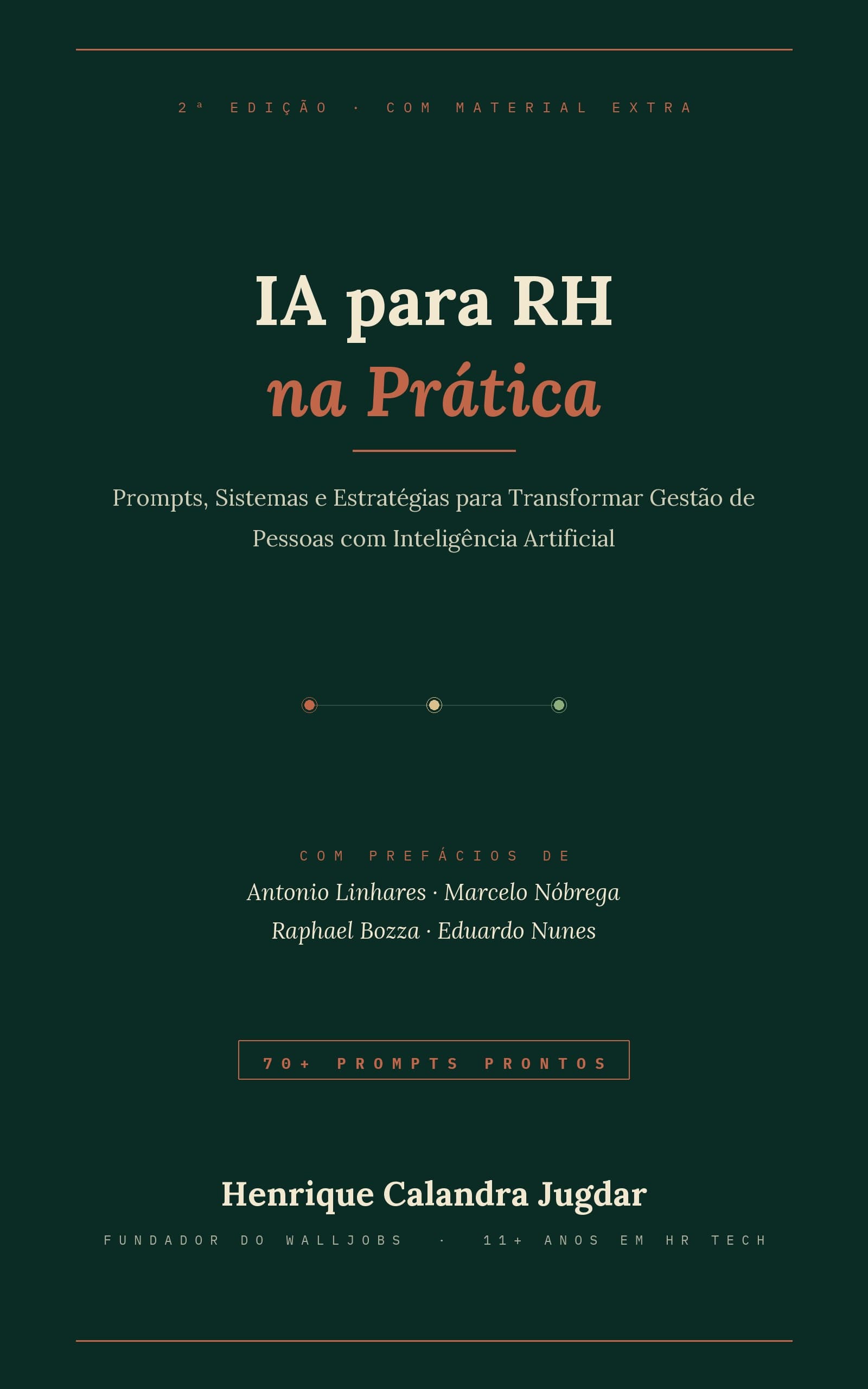 Capa da 2ª edição do livro IA para RH na Prática, de Henrique Calandra Jugdar